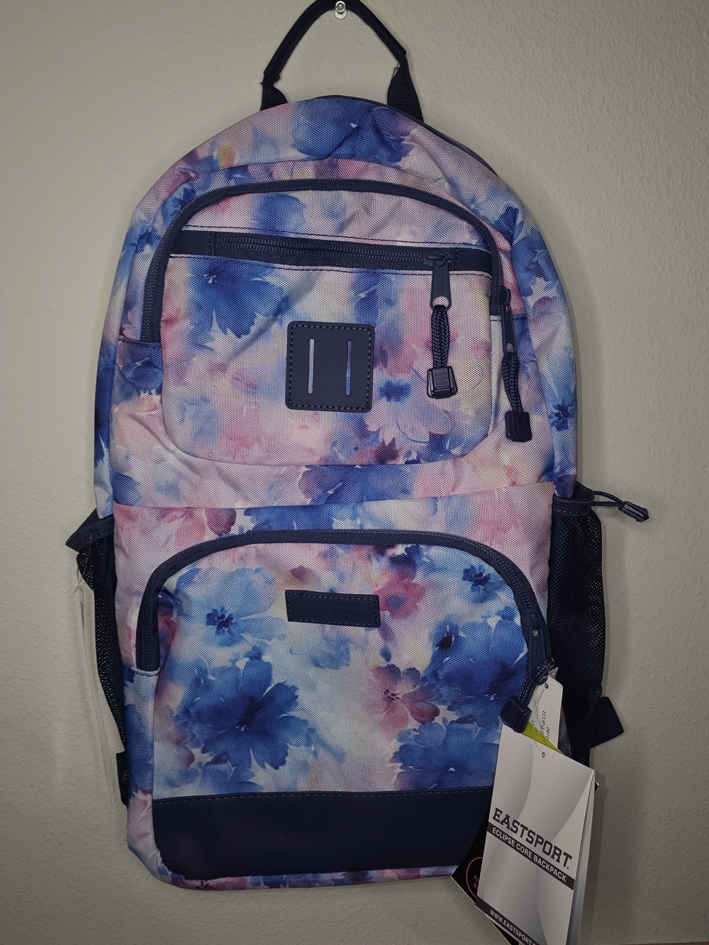 Eastsport Kids Floral Blue-Pink Backpack